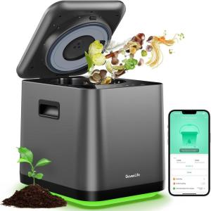 image:imageGoveeLife Smart Electric Composter for Kitchen 3L Compost Bin Indoor with App amp Voice Control AutoCleaning 3 Modes Turn Food Waste to Fertilizer for Garden Food Waste Compost Machine