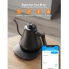 image:imageGovee Smart Electric Kettle WiFi Variable Temperature Gooseneck Pour Over Kettle and Tea Kettle Alexa Control 1200W Quick Heating 100 Stainless Steel 08L Matte Black