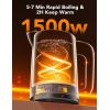 image:imageGoveeLife Smart Kettle Temperature Control 17L 1500w WiFi Tea Kettle Electric with LED Indicator Lights Remotely Control 2H Keep Warm 4 Presets Hot Water Boiler for Tea amp Coffee amp DIY
