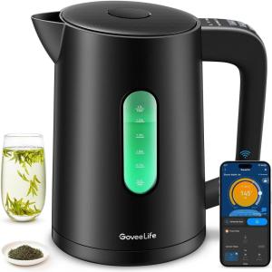 image:imageGoveeLife Smart Kettle Temperature Control 17L 1500w WiFi Tea Kettle Electric with LED Indicator Lights Remotely Control 2H Keep Warm 4 Presets Hot Water Boiler for Tea amp Coffee amp DIY
