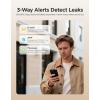 image:imageGoveeLife Upgraded Smart Water Leak Detector 1s with 1804 ft UltraLong Range WiFi Water Sensor with SMSEmailAPP Push and Sound Alarm 5Year Battery Life Suit for Home Basement Kitchen 6 PackGateway6 sensor