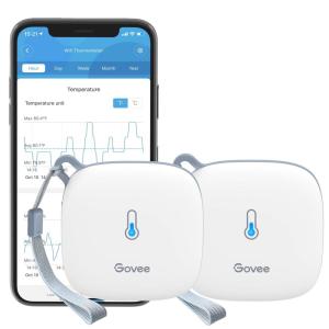 image:imageGovee Smart Thermometer Hygrometer WiFi Humidity Temperature Sensor with App Notification Alert 2 Years Free Data Storage Export Wireless Remote Monitor for Room Greenhouse Incubator Wine Cellar2