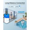 image:imageGoveeLife Smart Wireless Pool Thermometer P2 with WiFi Gateway Easy Read Digital Floating Thermometer with IP68 Waterproof Ultra 1082ft Water Thermometer with Alarm for Swimming Ice Bath Pond
