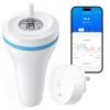 image:imageGoveeLife Smart Wireless Pool Thermometer P2 with WiFi Gateway Easy Read Digital Floating Thermometer with IP68 Waterproof Ultra 1082ft Water Thermometer with Alarm for Swimming Ice Bath Pond