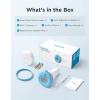 image:imageGoveeLife Smart Wireless Pool Thermometer P2 with WiFi Gateway Easy Read Floating Digital Water Thermometer with IP68 Waterproof App Notification Alerts Data Export for Swimming Bath Pond Blue