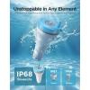 image:imageGoveeLife Smart Wireless Pool Thermometer P2 with WiFi Gateway Easy Read Floating Digital Water Thermometer with IP68 Waterproof App Notification Alerts Data Export for Swimming Bath Pond Blue