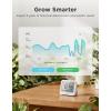 image:imageGoveeLife WiFi Thermometer Hygrometer 5in1 Temperature and Humidity Monitor with Weather Station Remote Sensor Large LCD Display Indoor Thermometer for Home Baby Room Greenhouse 3Pack1 Pack