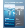 image:imageGoveeLife Smart Wireless Pool Thermometer P2 with WiFi Gateway Easy Read Folating Water Thermometer Digital IP68 Waterproof Ultra 1082ft App Alert for Swimming Pool Cold Plunge SPA CyanWhite