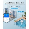 image:imageGoveeLife Smart Wireless Pool Thermometer P2 with WiFi Gateway Easy Read Folating Water Thermometer Digital IP68 Waterproof Ultra 1082ft App Alert for Swimming Pool Cold Plunge SPA CyanWhite