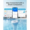 image:imageGoveeLife Smart Wireless Pool Thermometer P2 with WiFi Gateway Easy Read Folating Water Thermometer Digital IP68 Waterproof Ultra 1082ft App Alert for Swimming Pool Cold Plunge SPA CyanWhite
