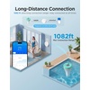 image:imageGoveeLife Smart Wireless Pool Thermometer P2 with WiFi Gateway Easy Read Folating Water Thermometer Digital IP68 Waterproof Ultra 1082ft App Alert for Swimming Pool Cold Plunge SPA CyanCyan