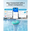 image:imageGoveeLife Smart Wireless Pool Thermometer P2 with WiFi Gateway Easy Read Folating Water Thermometer Digital IP68 Waterproof Ultra 1082ft App Alert for Swimming Pool Cold Plunge SPA CyanCyan
