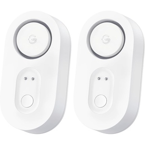 image:imageGoveeLife Water Leak Detector with 105dB Adjustable Alarm Water Alarm with Dual Sets Sensor Probes Leaks and Floods Suit for Home Basement and KitchenCannot Connect to WiFi Directly1 sensor Pack of 2