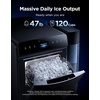 image:imageGoveeLife Smart Countertop Ice Maker 2 Pro 3Minute Fast 9 Ice Cubes with 3 Size 47lbs Daily 40dB Quiet Smart PreCooling App amp Voice Control SelfClean Dual Water Tanks for Home Coffee Party