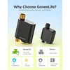 image:imageGoveeLife H5901 Smart WiFi Sprinkler Timer with Gateway 1 Water Outlet  1640ft GatewayDevice Range App Remote Control Weather Adaptive Brass Connectors IP67 2Yr Battery for GardenLawnYard1 Pack
