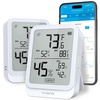 image:imageGoveeLife Hygrometer Thermometer H5104 3Pack Bluetooth Room Temperature Monitor with APP Alert and 2 Years Date Storage Export Remote LCD Digital Hygrometer Indoor Humidity Meter Greenhouse  Indoor temperature monitor with APP alert amp 2yr data storage export humidity meter for greenhousewine cellarbedroomWhite