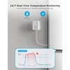 image:imageGoveeLife Bluetooth Refrigerator Thermometer Sensor with Alarm 1Pack  Monitor fridgefreezer temp remotely with app alerts amp buzzer 230ft range For kitchenhot tub gateway not includedBT Gateway1 Sensor