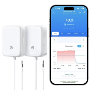 image:imageGoveeLife Bluetooth Refrigerator Thermometer Sensor with Alarm 1Pack  Monitor fridgefreezer temp remotely with app alerts amp buzzer 230ft range For kitchenhot tub gateway not included2 Sensor