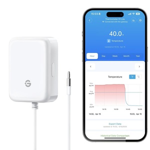 image:imageGoveeLife Bluetooth Refrigerator Thermometer Sensor with Alarm 1Pack  Monitor fridgefreezer temp remotely with app alerts amp buzzer 230ft range For kitchenhot tub gateway not included1 Sensor
