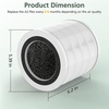 image:imageH7126 Replacement Filter for GoveeLife H7126 Mini Air Purifier 4 Pack2 Pack